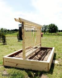 Garden Bed With Trellis 5 Steps To