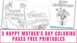 Mothers day coloring card mothers day coloring card. 3 Happy Mother S Day Coloring Pages Freebie Finding Mom