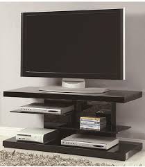 Modern Tv Stand With Glossy Black And