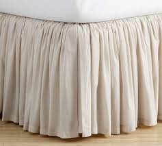 Voile Cotton Bed Skirt Pottery Barn