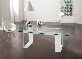 contemporary glass dining tables