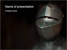 Medieval Knight Powerpoint Template Infographics Slides