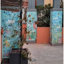 Hand Painted Panels For Outdoor