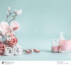 beauty background with pastel pink