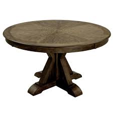 We can customize the table to your needs at any size and style. Furniture Of America Dice Rustic Oak 54 Inch Solid Wood Dining Table Overstock 19826047