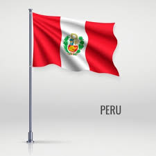 A un día para el perú vs. Free Vector Peru Flag Ribbon Design