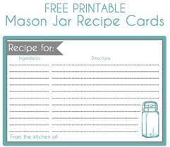 25 free printable recipe cards home