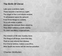 the birth of christ poem