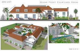 American ranch house allegretti architects santa new mexico via. Floor Plans Mexican Hacienda House Home Home Plans Blueprints 66006
