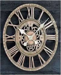 Ajanta Vintage Big Gear Wall Clock