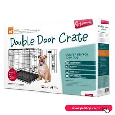 yours droolly dog crate double door