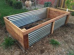 Corrugated Steel Raised Garden Bed