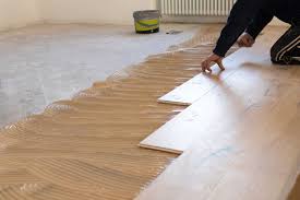 floor before installing vinyl floor tiles
