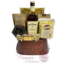 sweeter than honey whiskey gift basket