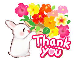 With a significant other, you can always say thanks with actions like going out to dinner, watching a movie, or anything else. Pin By Suzi Wright On Bunnies Thank You Gifs Thank You Flowers Thanks Card