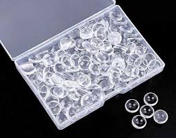 Clear Round Glass Cabochons Dome Tiles