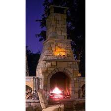 outdoor wood burning fireplace outdoor