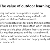 Positive environment indoors and outdoors