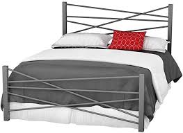 amisco crosston metal bed queen size