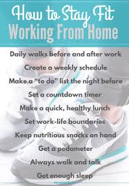 We have got articles, videos and news on the best ways to keep yourself fit and healthy. How To Stay Fit Working From Home Eatsmart
