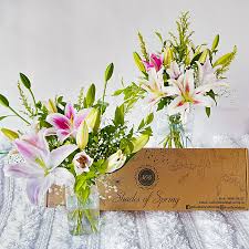 spring fragrant lily flower box