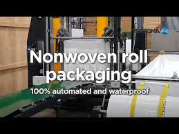 automatic winding packaging of carpet