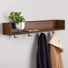 Wall Shelf With Hooks Wall Shelves