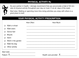 Figure Exercise Prescription Note That Clinicians Can Give Their