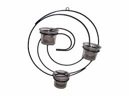 Metal Spiral Wall Sconce