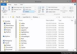 how to change a directory or open a folder