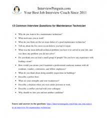 13 interview questions answers for