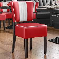 american 2 diner chair red