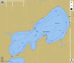 Gourdneck Lake Fishing Map Us_ub_mi_00627026 Nautical
