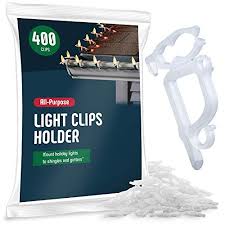 These little guys can hold almost any type of light. Sewanta All Purpose Holiday Light Clips Set Of 400 Christmas Light Clips Outdoor Light Clips Mount