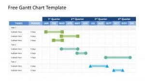 free gantt chart powerpoint templates
