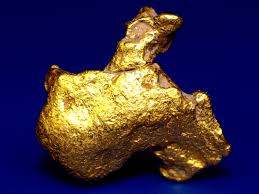unusual shaped natural gold nugget