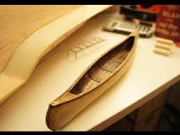 how to make a model canoe you