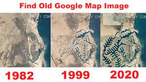 find old google map how to see old