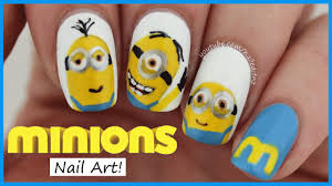 minions nail art tutorial you