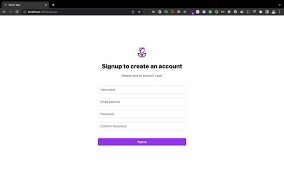 build a modern login signup form with