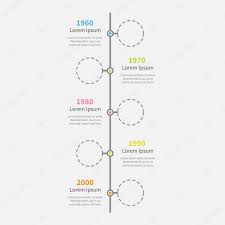 Timeline Vertical Infographic Stock Vector Worldofvector 58342461