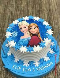 Elsa Cake And Anna Cake gambar png
