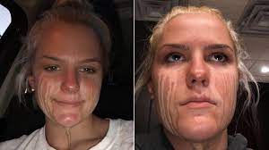 proves crying after spray tan