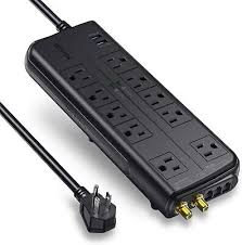 4000 Joules Surge Protector Power Strip