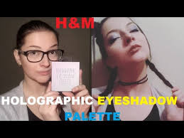 h m holographic palette swatches edgy