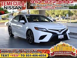 used 2018 toyota camry se for in
