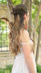 Or, you can just ask your friends for help.all women can find their satisfying prom hairstyles from the gallery below. Braided Half Up Prom Hairstyles Cute Girls Hairstyles