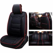 Black Leatherette Car Seat Covers
