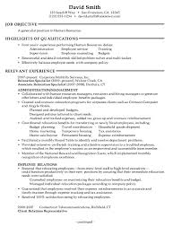 Lovely Human Resources Resume Objective    Combination Resume     human resources assistant resume sample
