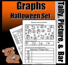 Halloween Set Graph Lesson Plan Counting Tally Chart Bar Graph Analyzing